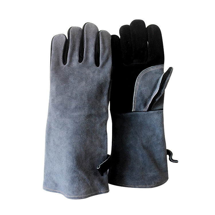 1 Pair JJ2001-1 Oven Microwave Baking Barbecue Insulation Gloves