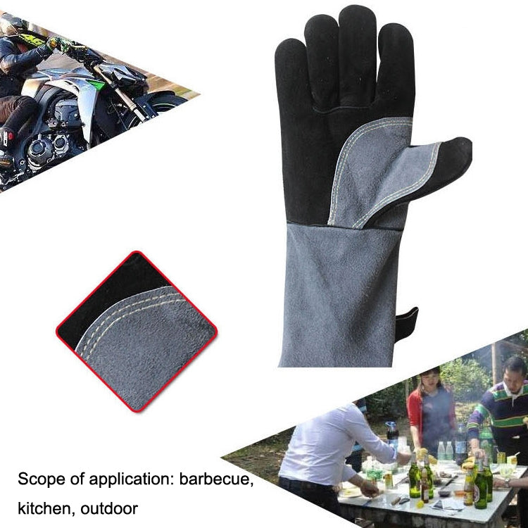 1 Pair JJ2001-1 Oven Microwave Baking Barbecue Insulation Gloves