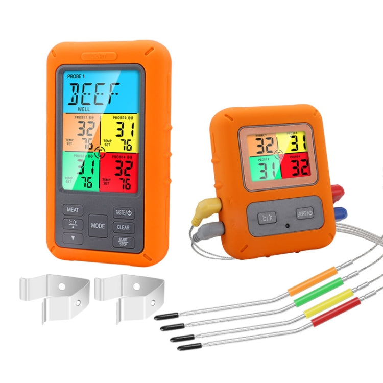 TS-TP40-X Wireless Color Screen Electronic Digital Food Thermometer