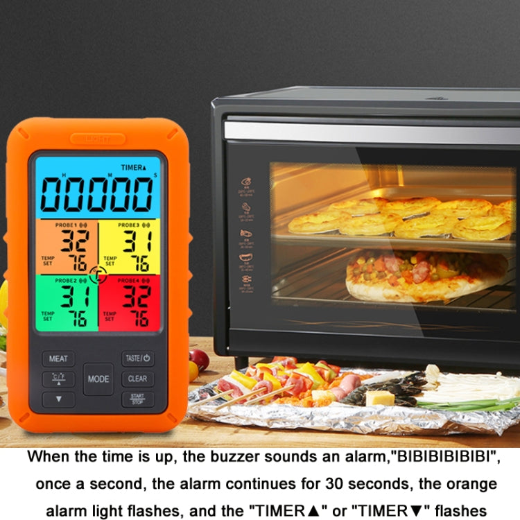 TS-TP40-X Wireless Color Screen Electronic Digital Food Thermometer