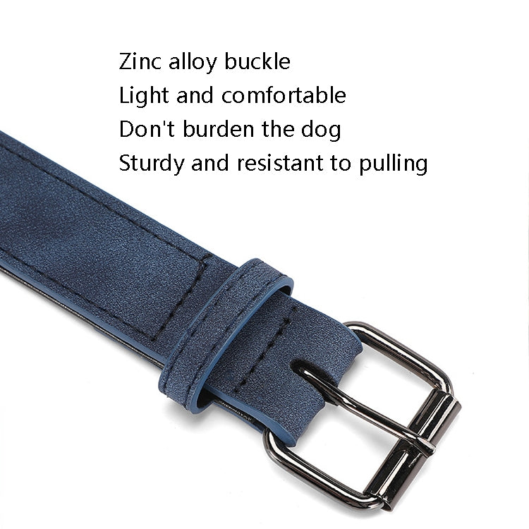 JINMAOHOU Dogs Double-Layer Leather Collar, Series 1