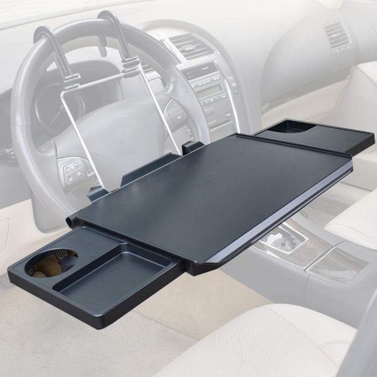 Versatile Car Seat Back Laptop Holder with Adjustable Features