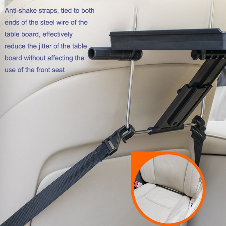 Versatile Car Seat Back Laptop Holder with Adjustable Features