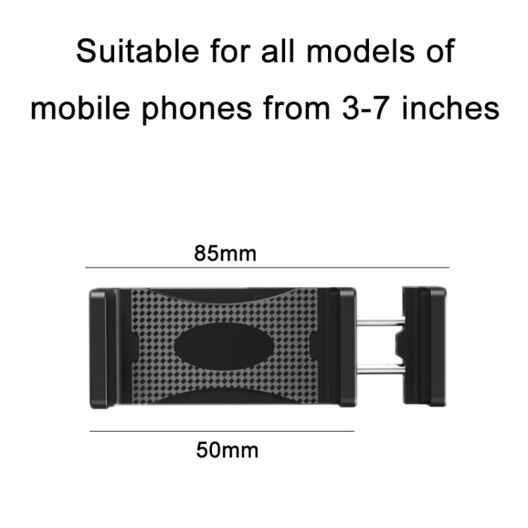Dual-Headed Car Cup Holder for Mobile Devices