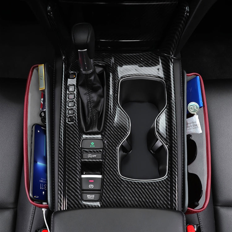 SUSISUN 049 Versatile Leather Car Seat Organiser Box