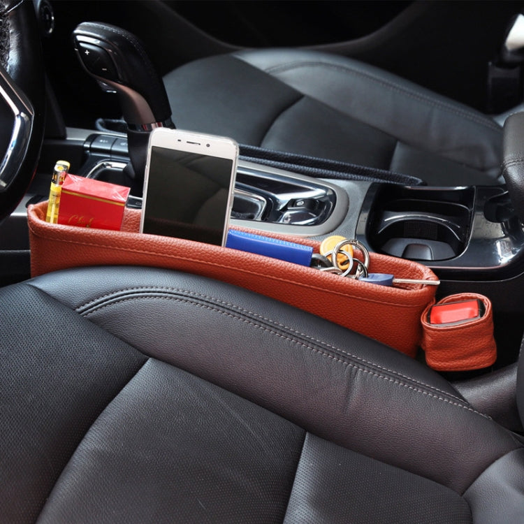 Leather Car Seat Organiser and Storage Caddy