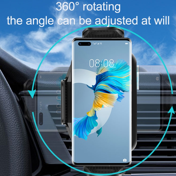 Magnetic 15W Qi Wireless Car Charger with Infrared Sensor for Foldable Phones