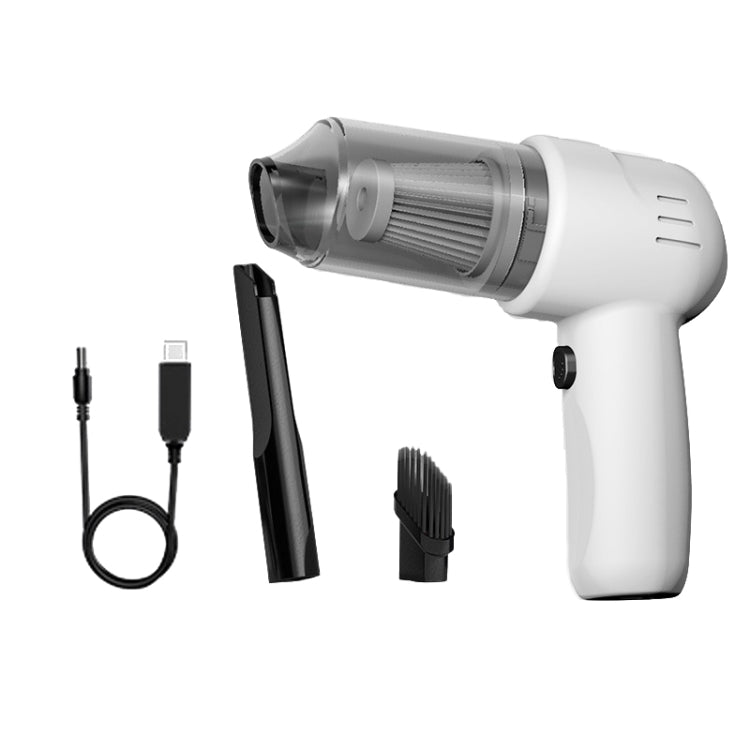 FL-8803 Portable Handheld Car Vacuum Cleaner, Style:, 3.7V Wireless Charging (Black), 3.7V Wireless Charging (White), 7.4V Charging Upgrade (Black), 7.4V Charging Upgrade (White), 12V Car Plug-in (Black), 12V Car Plug-in (White)
