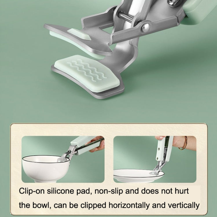 Kitchen Anti-scald Heat Insulation Clip, Specification: Disk Clip (Shallow Green)