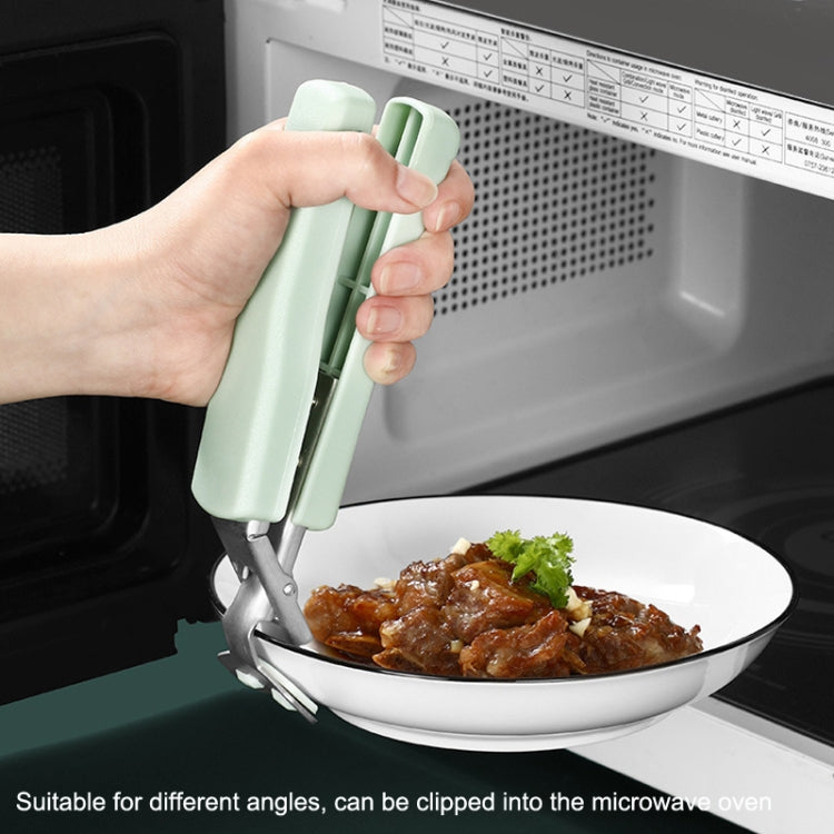Kitchen Anti-scald Heat Insulation Clip, Specification: Disk Clip (Shallow Green)