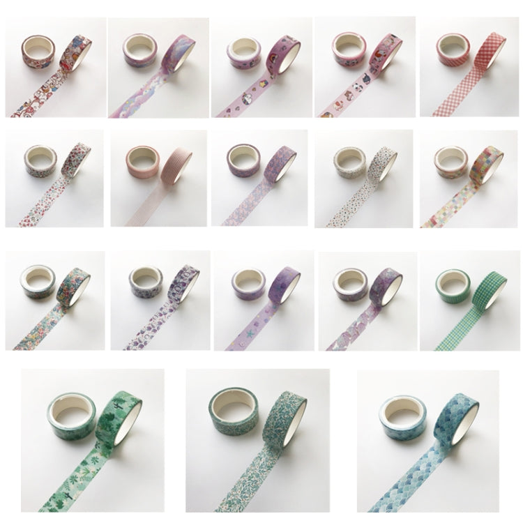 10 PCS Handbook And Paper Cute Tape, Color Random Delivery
