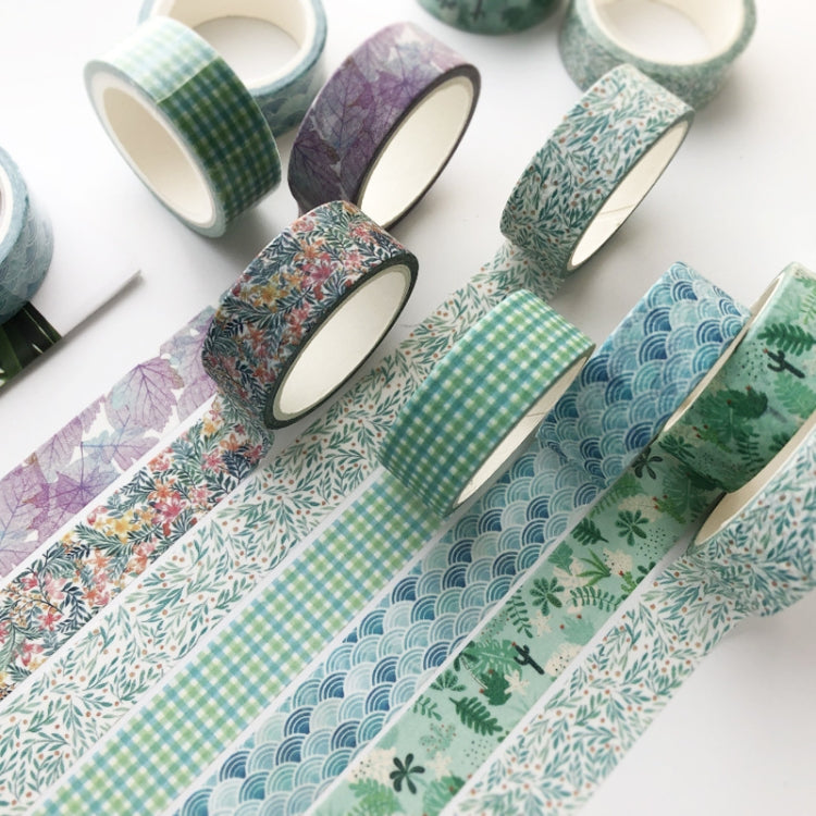 10 PCS Handbook And Paper Cute Tape, Color Random Delivery