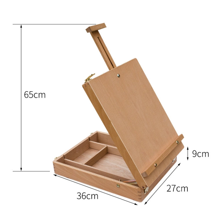 Round Corner Portable Oil Painting Box Multifunctional Painting Stand