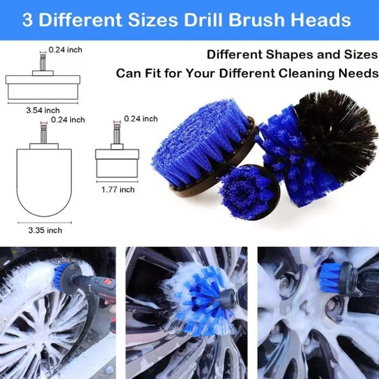 Electric Drill Cleaning Brush Water-Proof Gloves