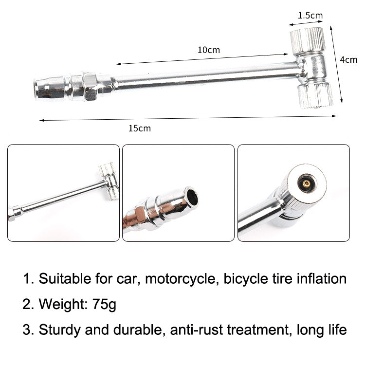 Car Tire Double-Ended Air Nozzle