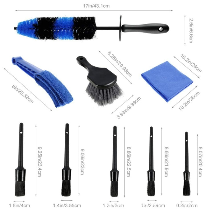 Car Wash Detail Brush Short Shank Tire Brush