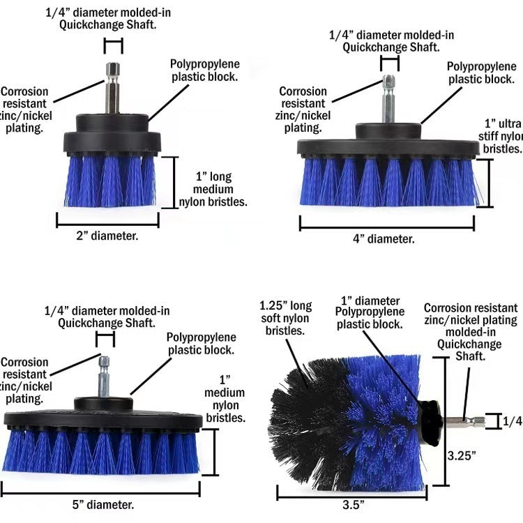Outlet Slit Cleaning Brush Drilling Brush