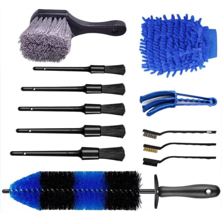 12 PCS / Set Car Tire Slight Cleaning Brush