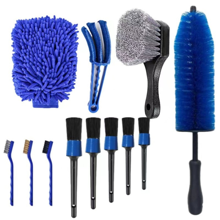 12 PCS / Set Car Tire Slight Cleaning Brush