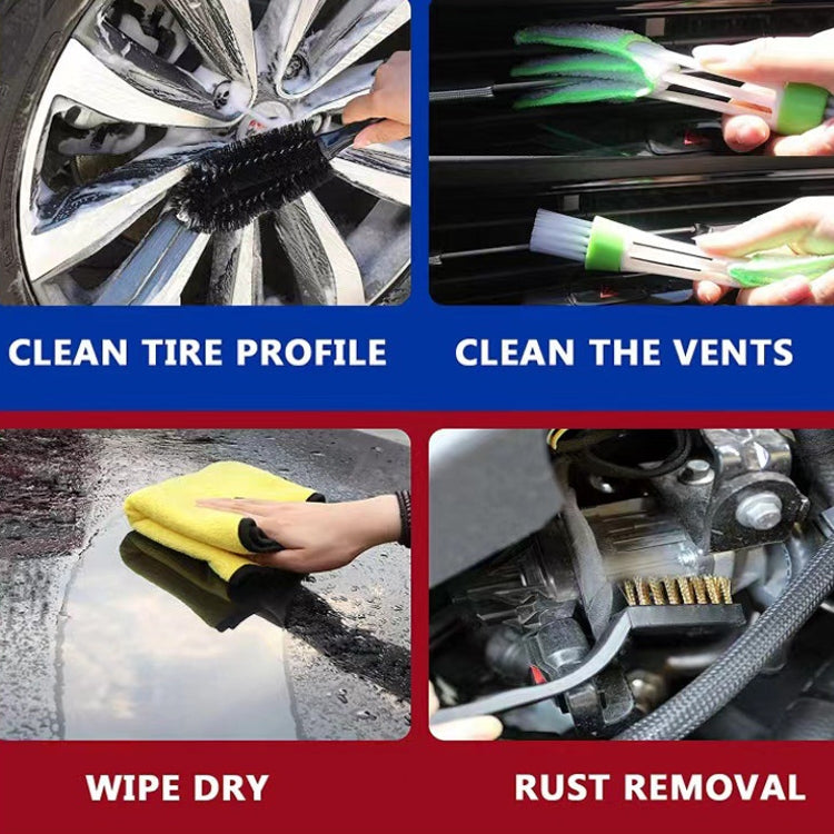 Car Wash Gloves Double-Sided Wiper Towel