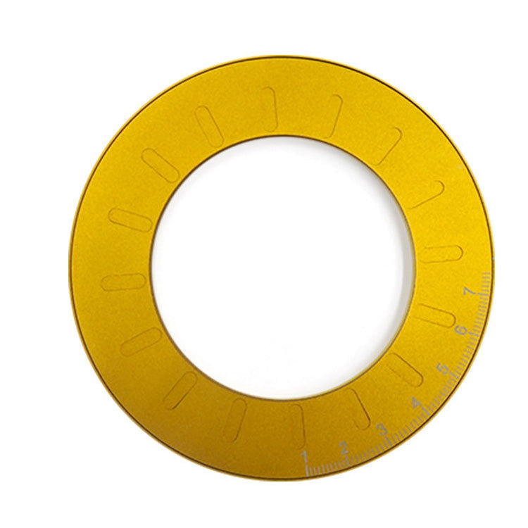 Stainless Steel Rotatable Round Ruler