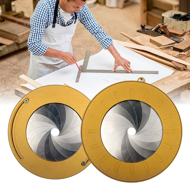 Stainless Steel Rotatable Round Ruler