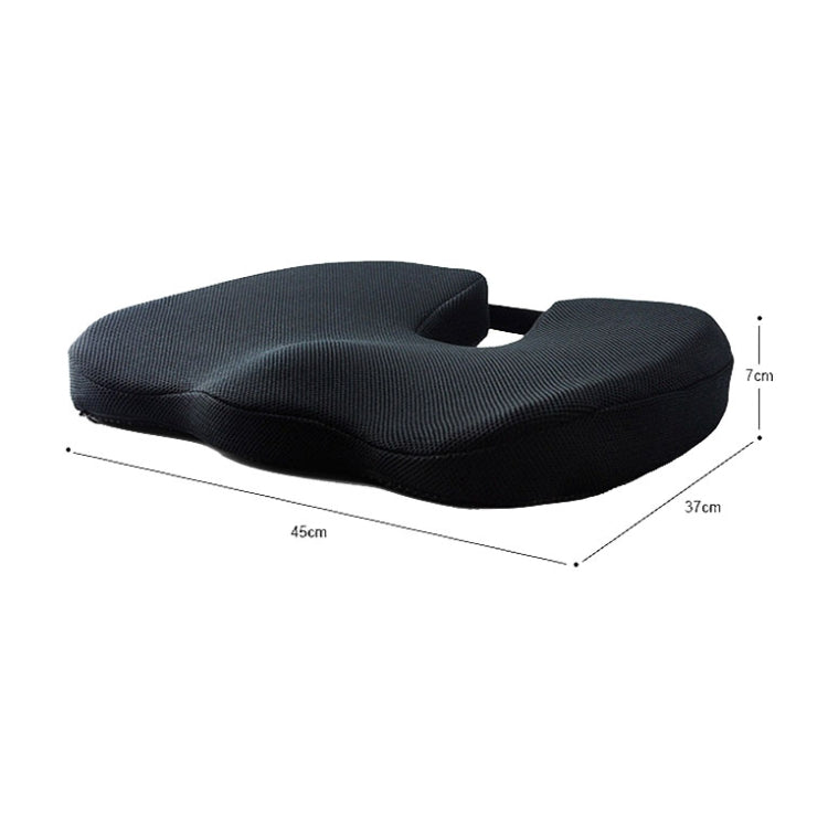 Ergonomic U-Shaped Memory Foam Car Seat Cushion with 3D Breathable Cover