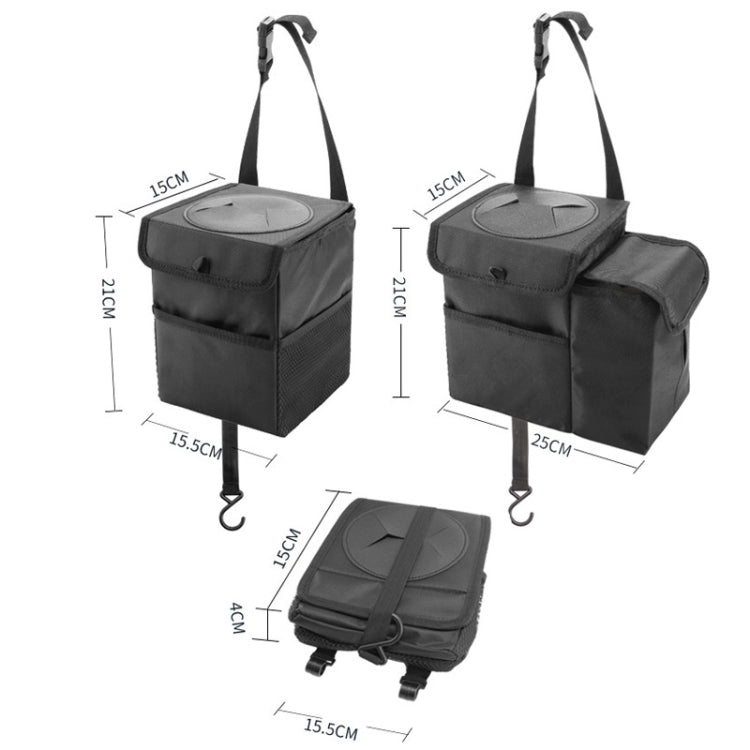 Versatile Hanging Oxford Cloth Car Bin & Foldable Storage Bag