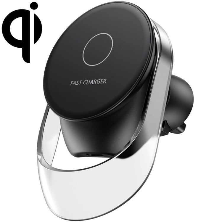 15W MagSafe Magnetic Car Wireless Charger with Dynamic Lighting