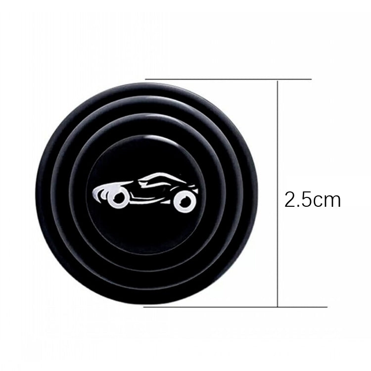 Car Door Anti-Collision Shock Pad, Color: Black Unmarked, Black Unmarked, Black With Sports Car Logo, Luminous Unmarked, Luminous With Sports Car Logo