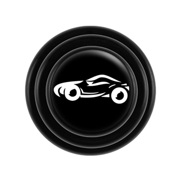 Car Door Anti-Collision Shock Pad, Color: Black Unmarked, Black Unmarked, Black With Sports Car Logo, Luminous Unmarked, Luminous With Sports Car Logo