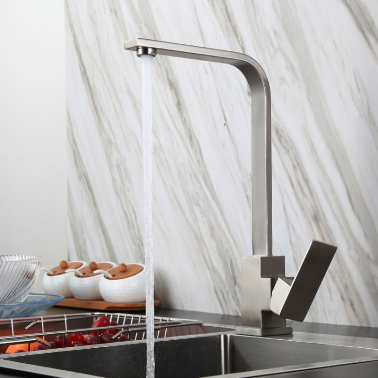 Kitchen 304 Stainless Steel Rotatable Hot And Cold Water Faucet