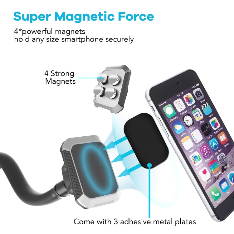 Rotating Magnetic Suction Cup Car Mount for Gravity Navigation – Adjustable Viewing Angle