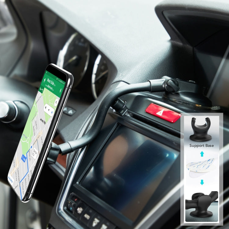 Rotating Magnetic Suction Cup Car Mount for Gravity Navigation – Adjustable Viewing Angle