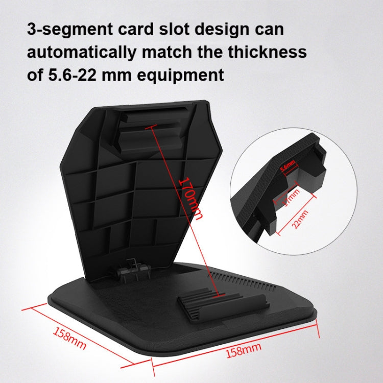 Car Sunshade Tablet and Phone Holder with Anti-Glare Design for Foldable Devices