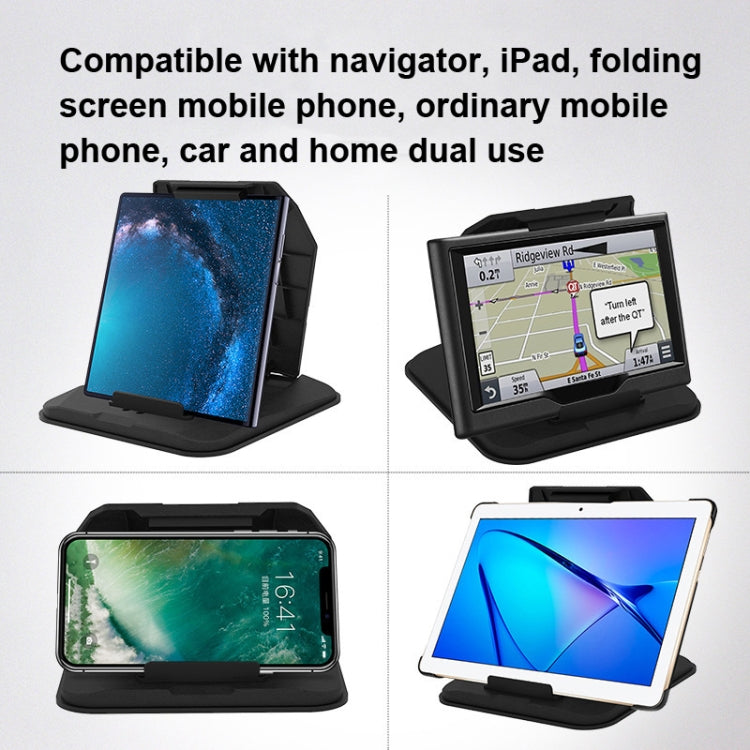 Car Sunshade Tablet and Phone Holder with Anti-Glare Design for Foldable Devices