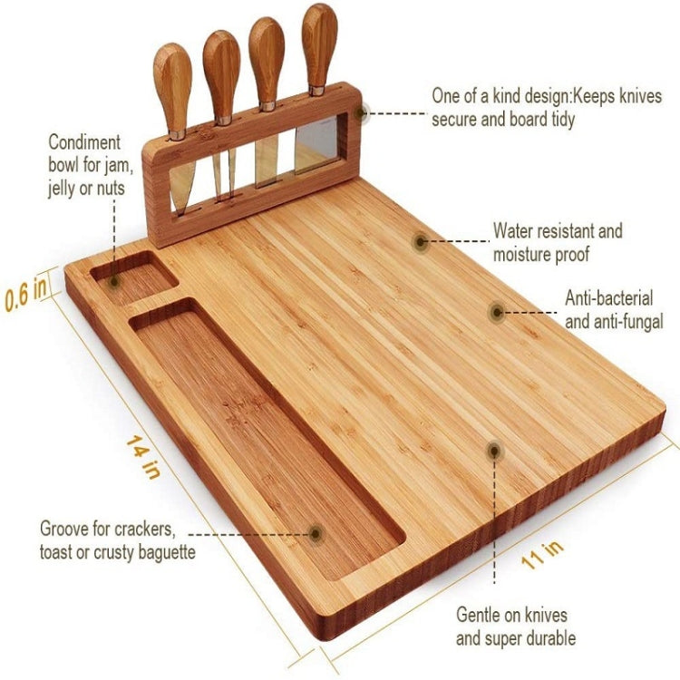 Bamboo Cheese Board Charcuterie Board Sets