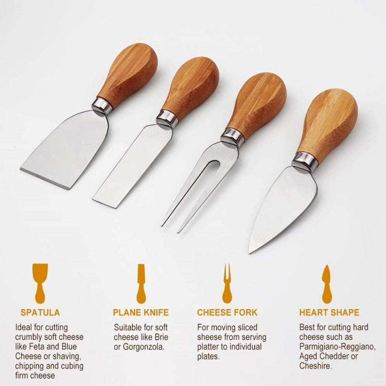 Bamboo Cheese Board Charcuterie Board Sets