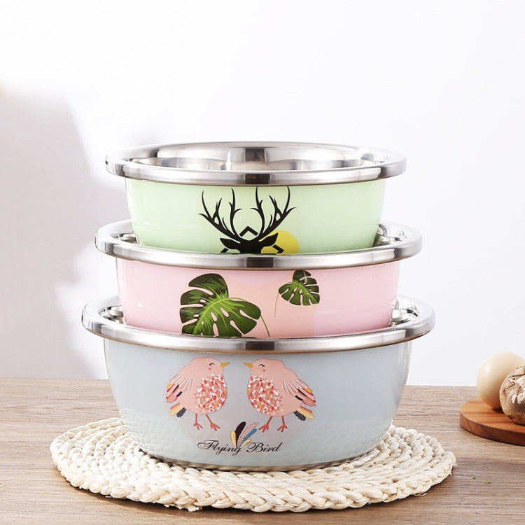 3 PCS / Set SiGang Stainless Steel Cartoon Thickened Seasoning Tank Cooking Wash Basin