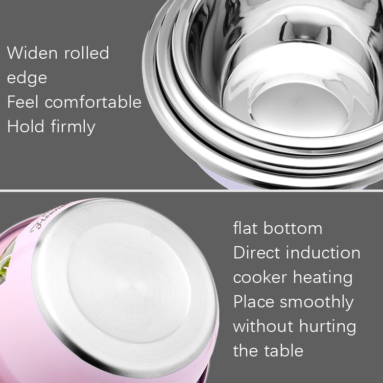 3 PCS / Set SiGang Stainless Steel Cartoon Thickened Seasoning Tank Cooking Wash Basin