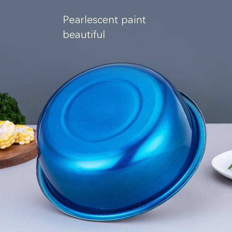 3 PCS / Set SiGang Stainless Steel Kitchen Supplies Seasoning Colorful Basin