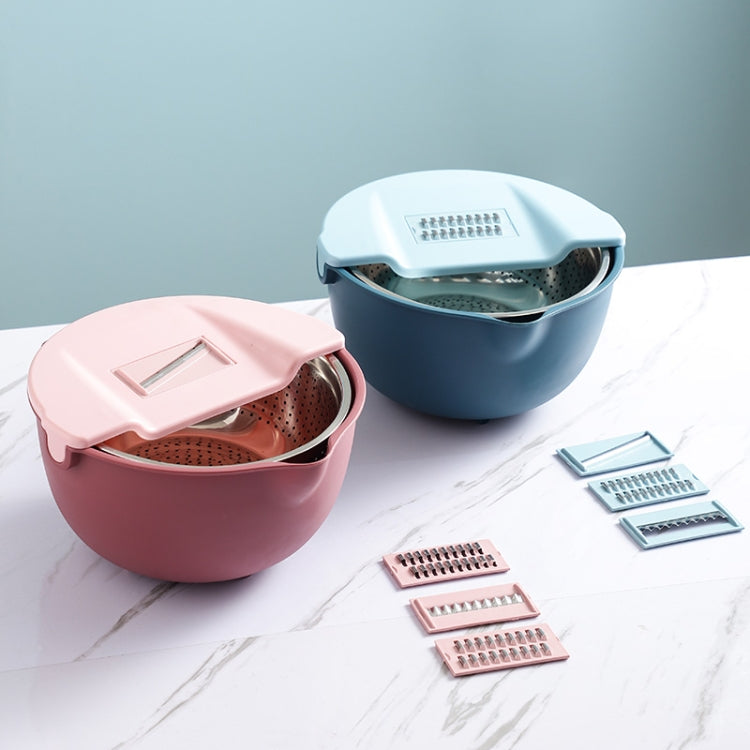 SiGang Stainless Steel Double-Layer Rotary Drainage Basket