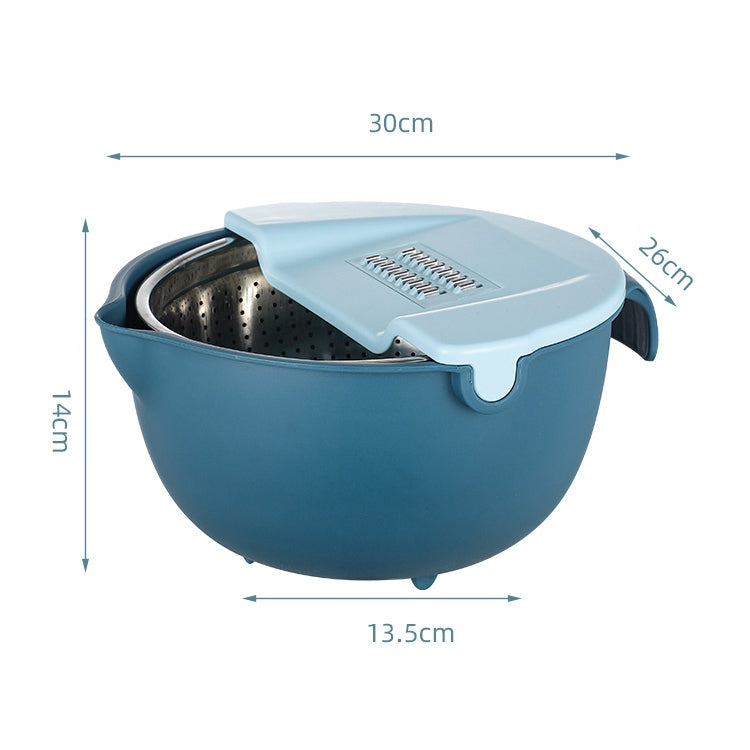SiGang Stainless Steel Double-Layer Rotary Drainage Basket