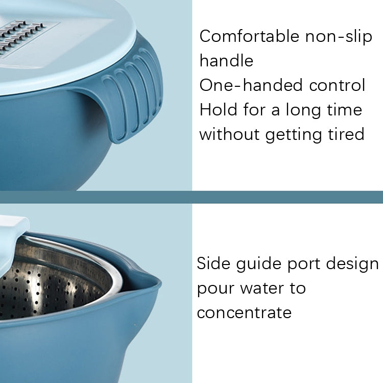 SiGang Stainless Steel Double-Layer Rotary Drainage Basket