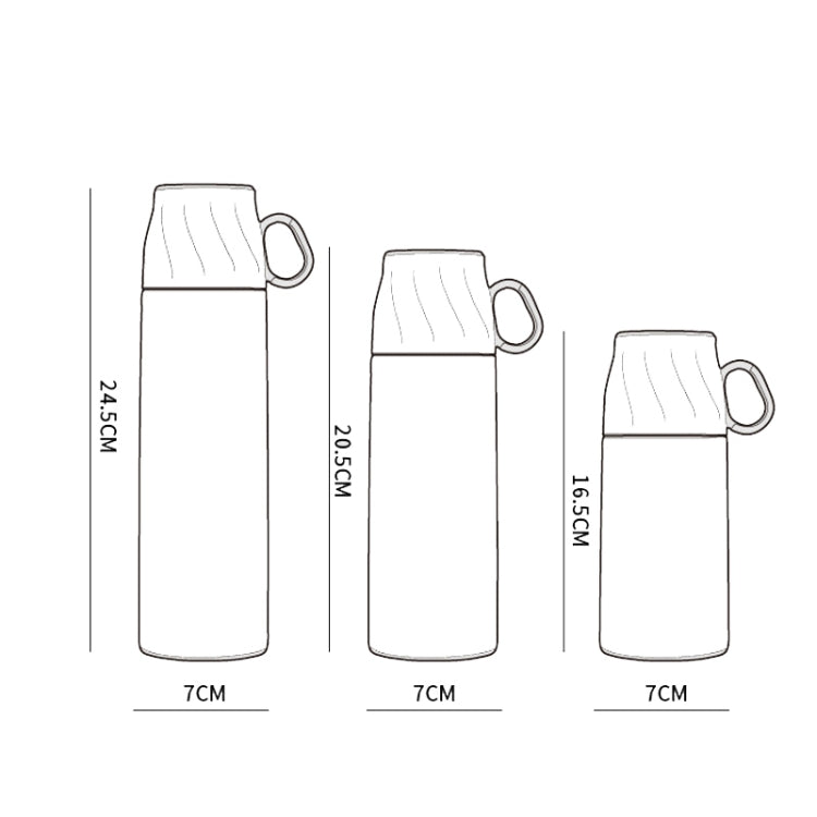 304 Stainless Steel Handy Cup with Lid Vacuum Insulation Cup