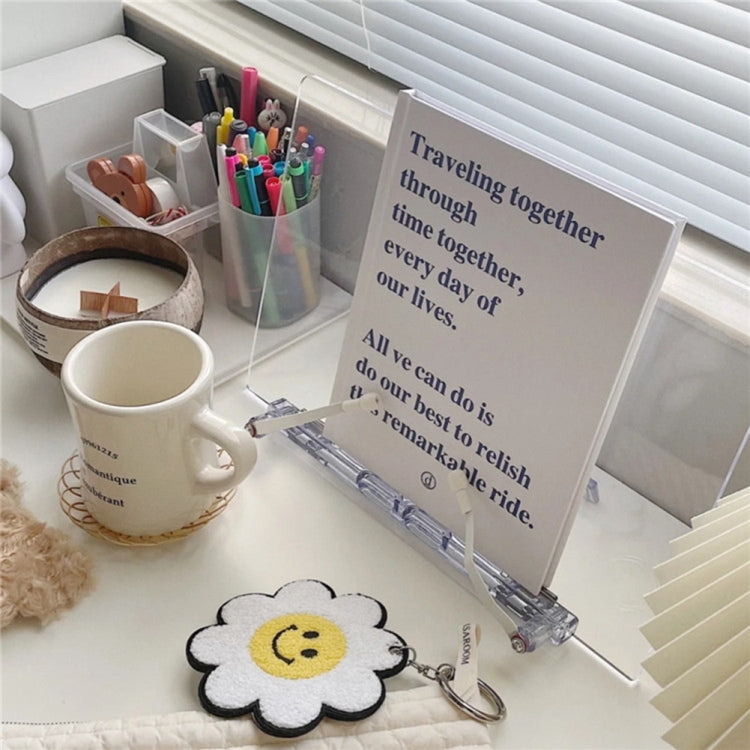 Acrylic Reading Rack Tablet Stand Desk Stand,Style: