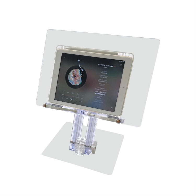 Acrylic Reading Rack Tablet Stand Desk Stand,Style: