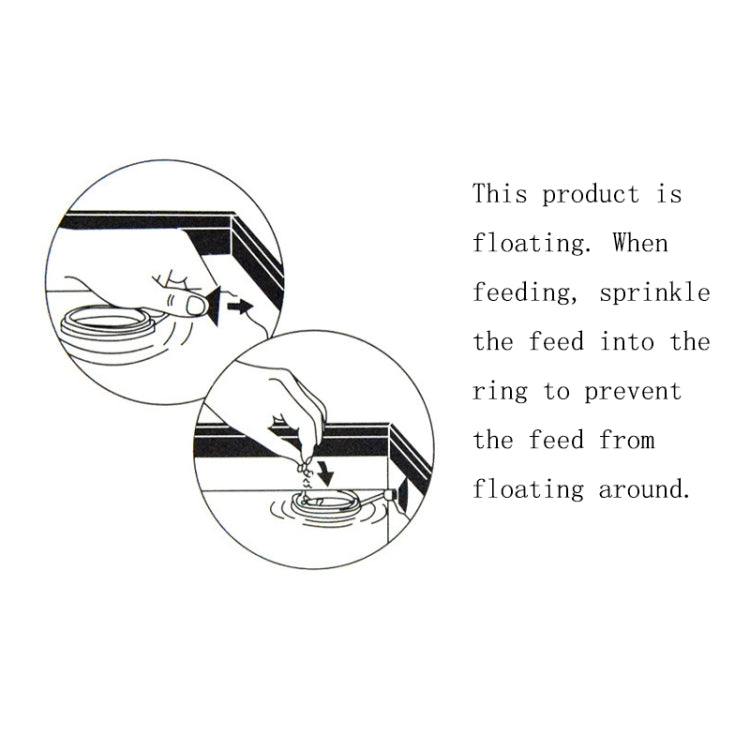 10 PCS Aquarium Fish Food Feeder