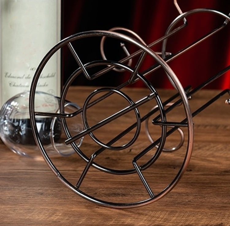 Wrought Iron Red Wine Glass Holder Decanter Stand Goblet Holder