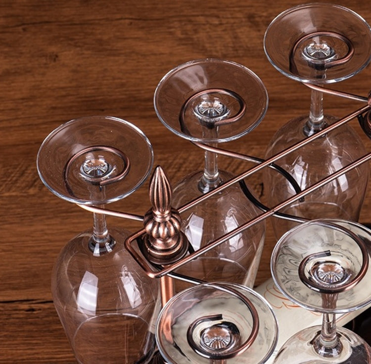 Iron Red Wine Glass Upside Down Rack Goblet Rack Red Wine Rack Decanter Bracket